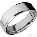 7 mm wide Beveled Cobalt Chrome band.