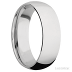 7 mm wide Domed Cobalt Chrome band.
