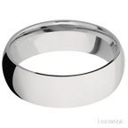 7 mm wide Domed Cobalt Chrome band.