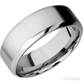8 mm wide High Bevel Cobalt Chrome band.