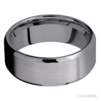 8 mm wide Beveled Tantalum band.