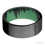 Zirconium 8mm Bead Wedding Band