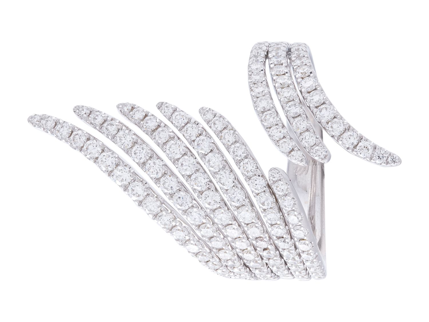 Diamond Ring - 14 KT White Gold