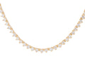 Diamond Necklace - 14 KT Yellow Gold