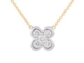 Diamond Necklace - 14 KT Yellow Gold
