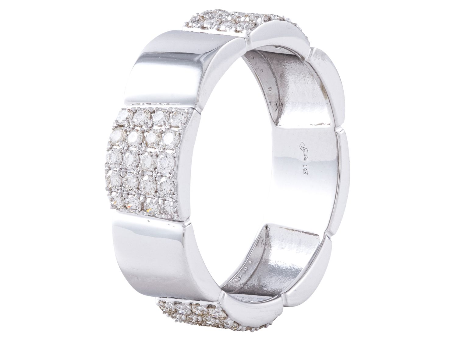 Diamond Ring - 14 KT White Gold
