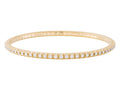 Diamond Bangle - 14 KT Yellow Gold