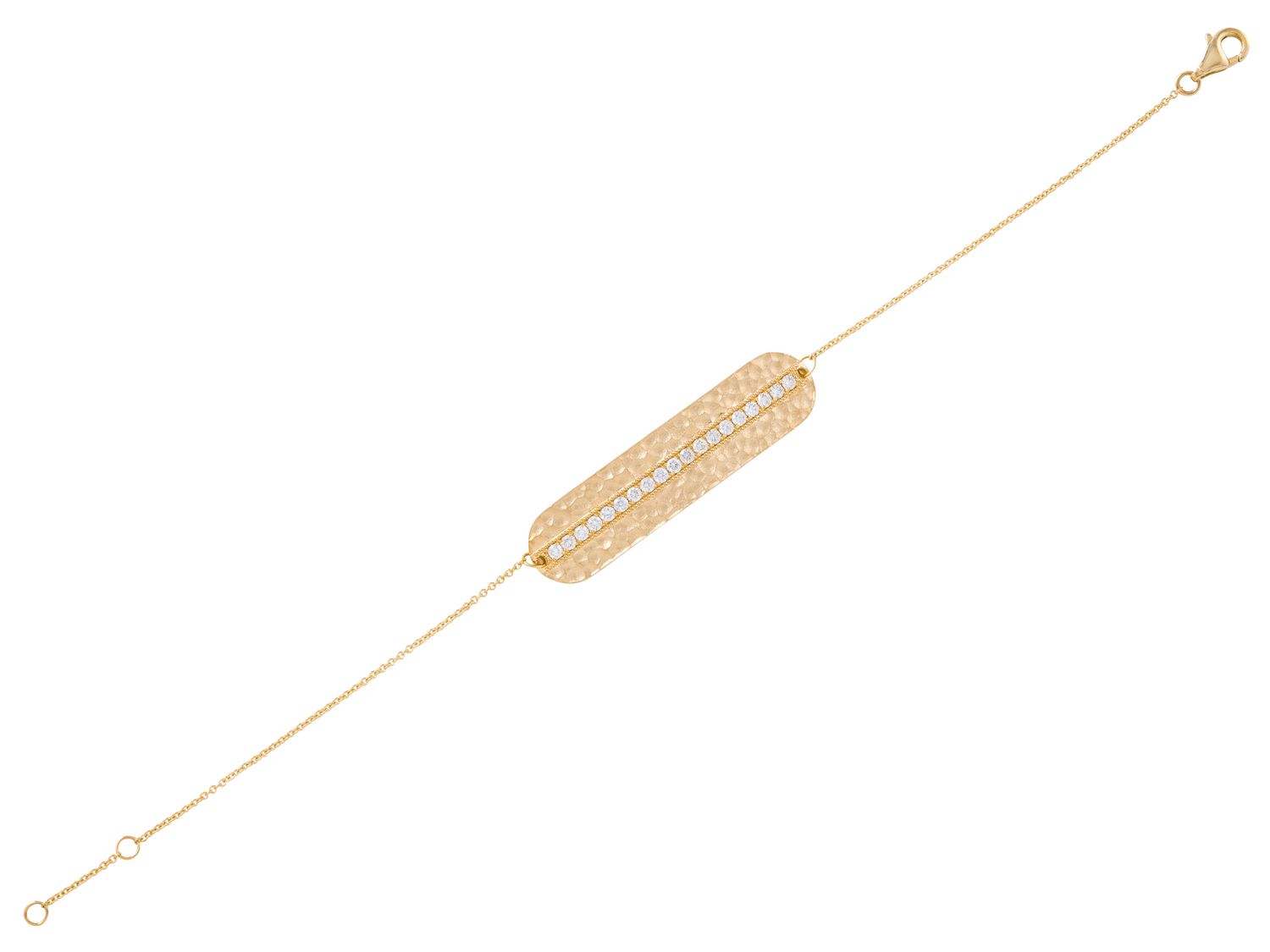Diamond Bracelet - 14 KT Yellow Gold