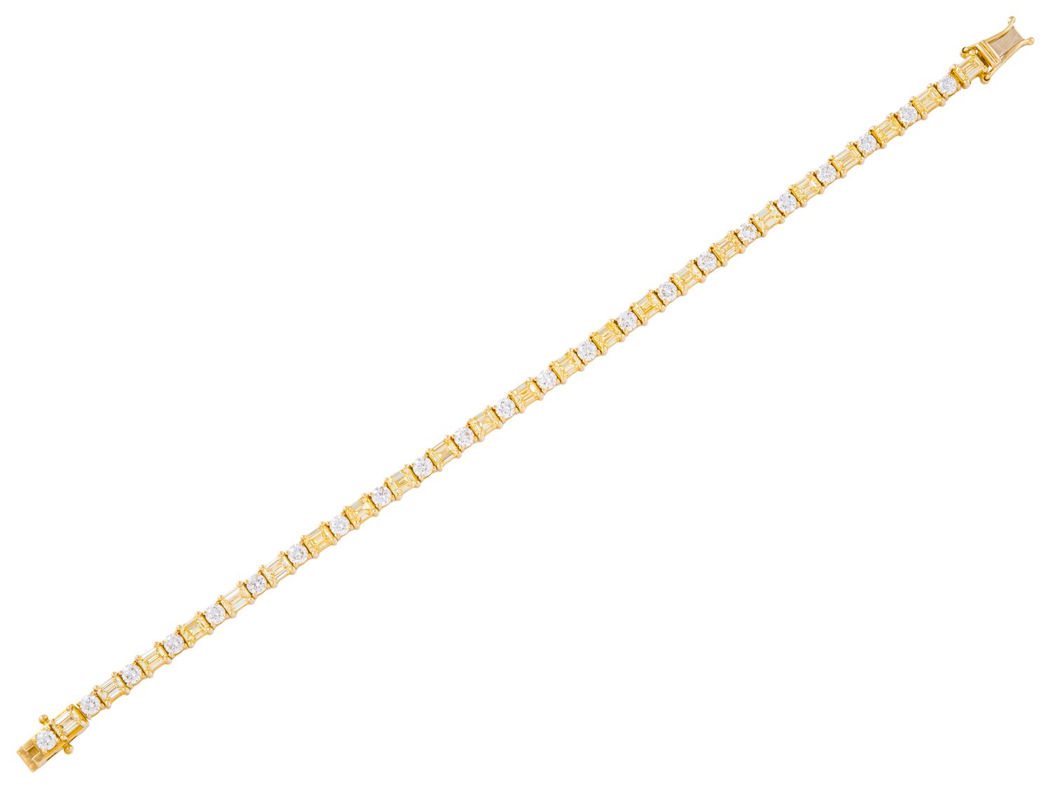 Diamond Bracelet - 18 KT Yellow Gold