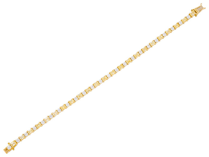 Diamond Bracelet - 18 KT Yellow Gold