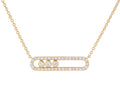 Diamond Necklace - 14 KT Yellow Gold