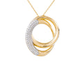 Diamond Necklace - 14 KT Yellow Gold