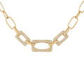 Diamond Necklace - 14 KT Yellow Gold