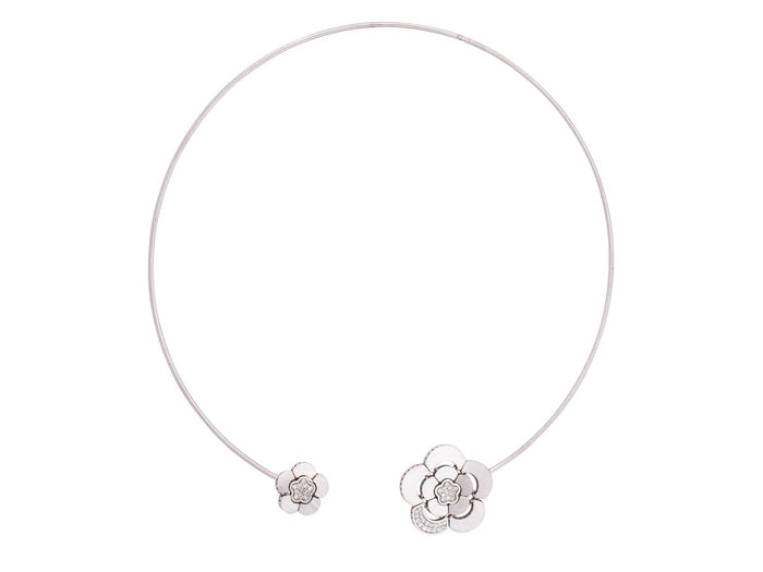 Diamond Necklace - 14 KT White Gold