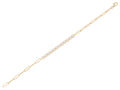 Diamond Bracelet - 14 KT Yellow Gold