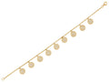 Diamond Bracelet - 14 KT Yellow Gold