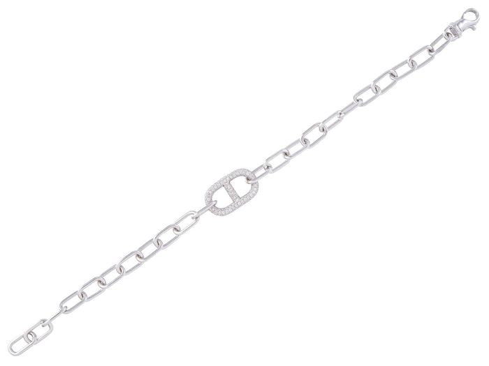 Diamond Bracelet - 14 KT White Gold