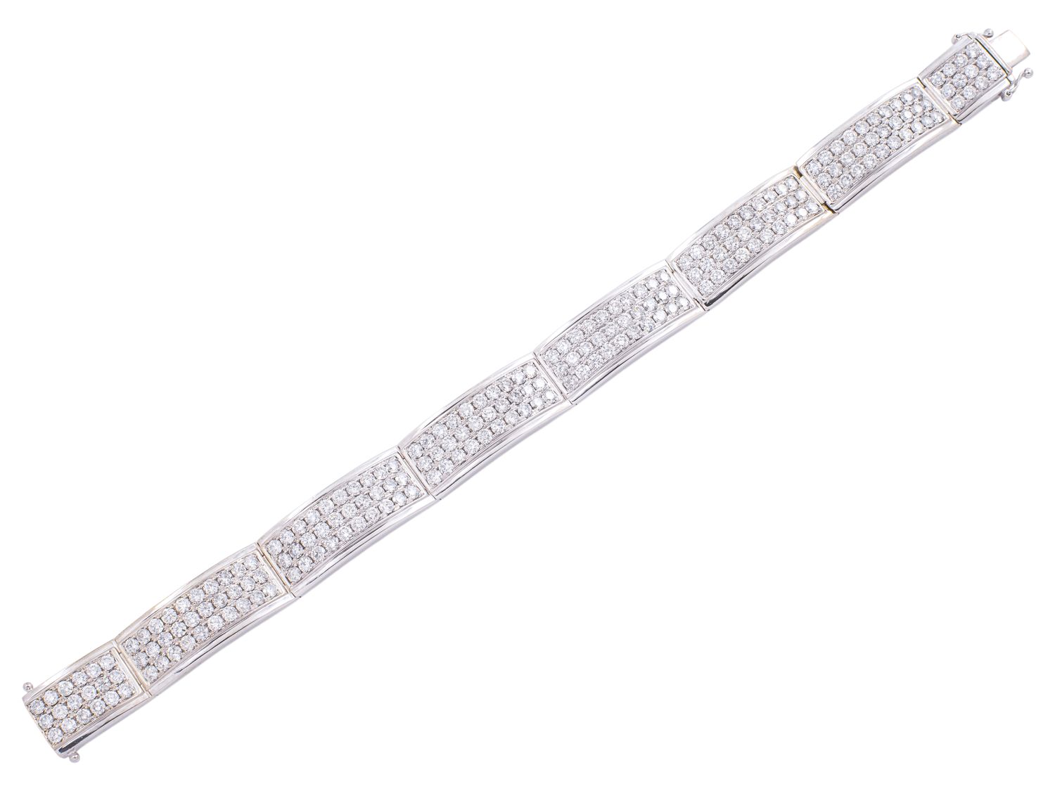 Diamond Bracelet - 14 KT White Gold