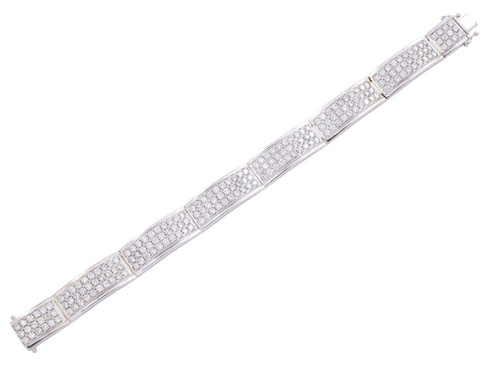 Diamond Bracelet - 14 KT White Gold