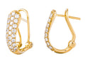Diamond Earrings - 14 KT Yellow Gold
