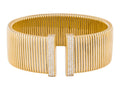 Diamond Bangle - 14 KT Yellow Gold