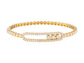 Diamond Bangle - 14 KT Yellow Gold