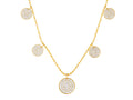 Diamond Necklace - 18 KT Yellow Gold