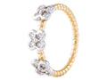 Diamond Ring - 14 KT White and Yellow Gold
