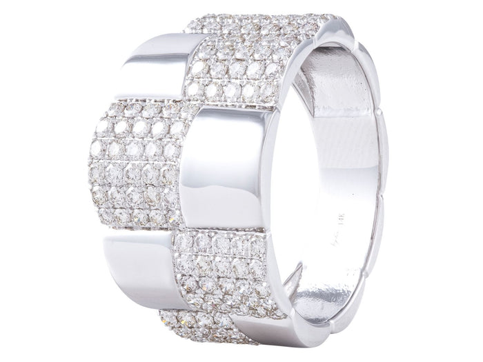 Diamond Ring - 14 KT White Gold