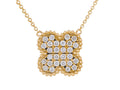 Diamond Necklace - 14 KT Yellow Gold
