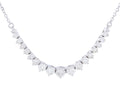 Diamond Necklace - 14 KT White Gold