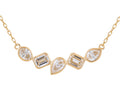 Diamond Necklace - 14 KT Yellow Gold