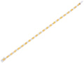 Diamond Bracelet - 18 KT White and Yellow Gold