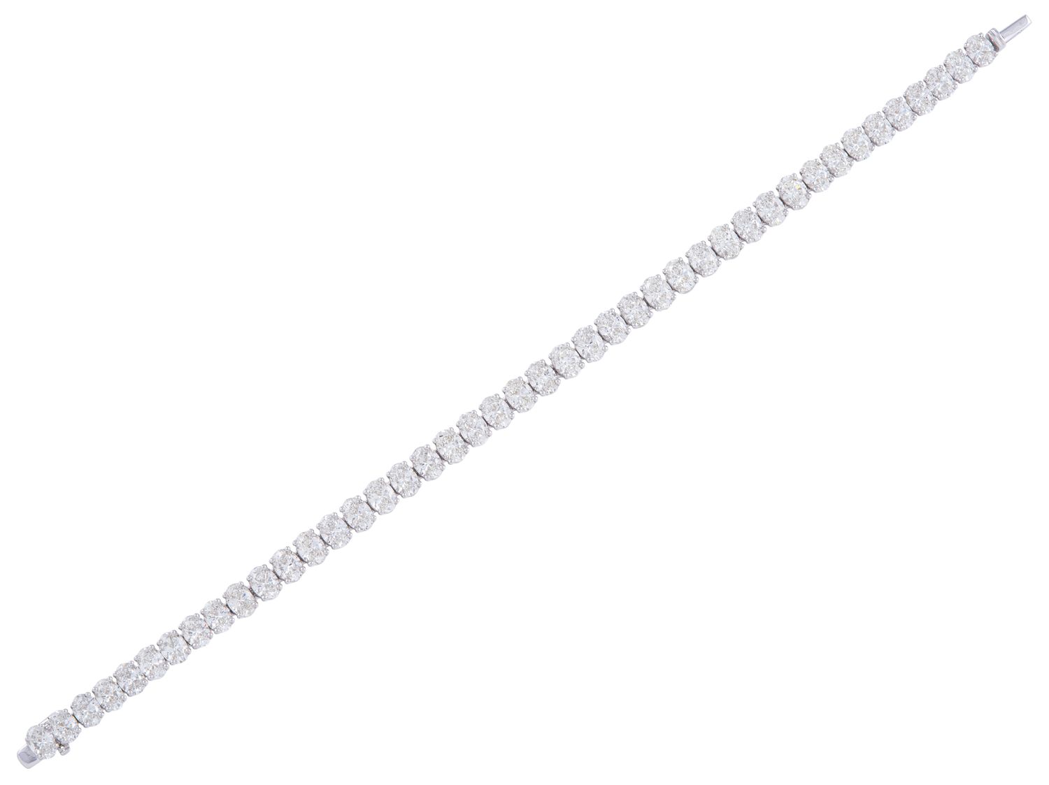 Diamond Tennis Bracelet - 18 KT White Gold