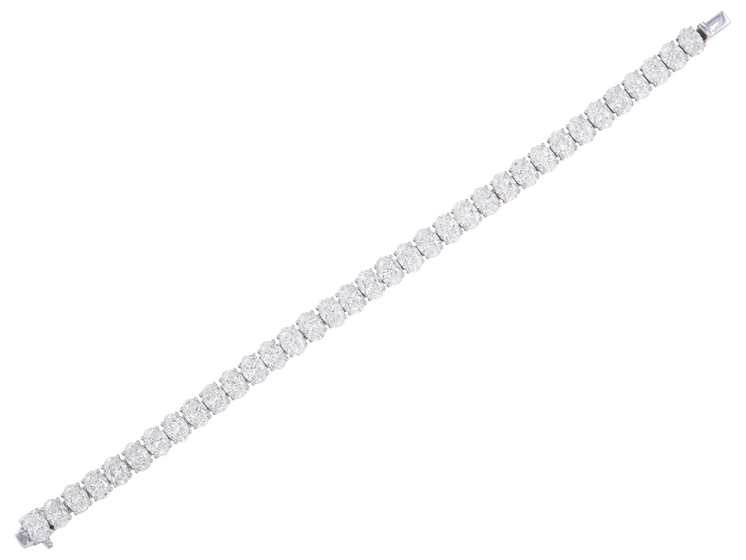 Diamond Tennis Bracelet - 18 KT White Gold