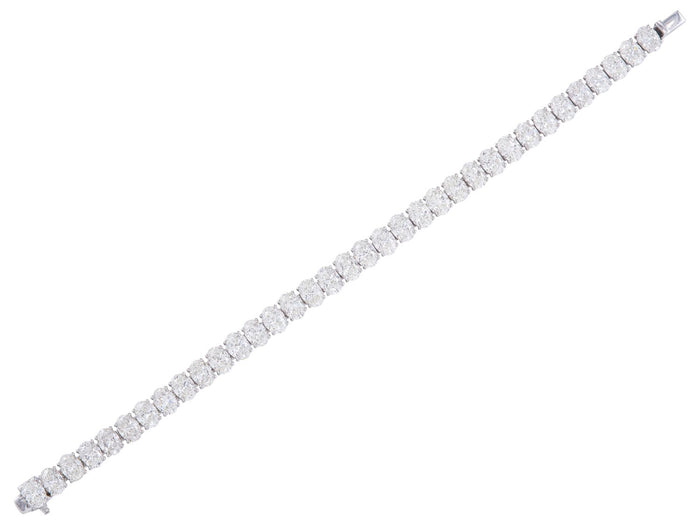 Diamond Tennis Bracelet - 18 KT White Gold