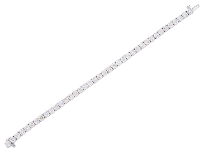 Diamond Tennis Bracelet - 14 KT White Gold