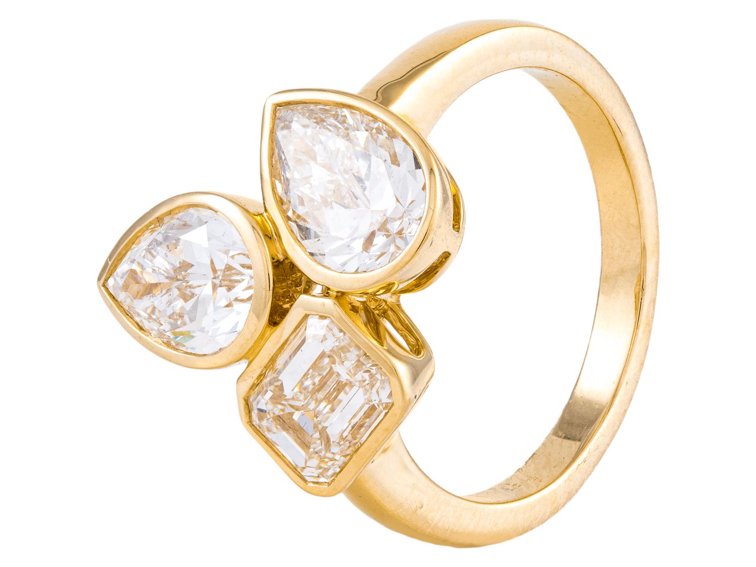 Diamond Band - 18 KT Yellow Gold