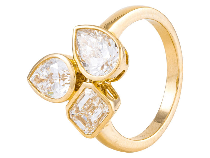 Diamond Band - 18 KT Yellow Gold