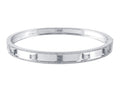 Diamond Bangle - 14 KT White Gold