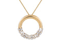 Diamond Necklace - 14 KT Yellow Gold
