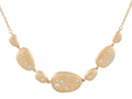 Diamond Necklace - 14 KT Yellow Gold