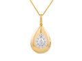 Diamond Necklace - 14 KT Yellow Gold
