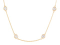 Diamond Necklace - 14 KT Yellow Gold