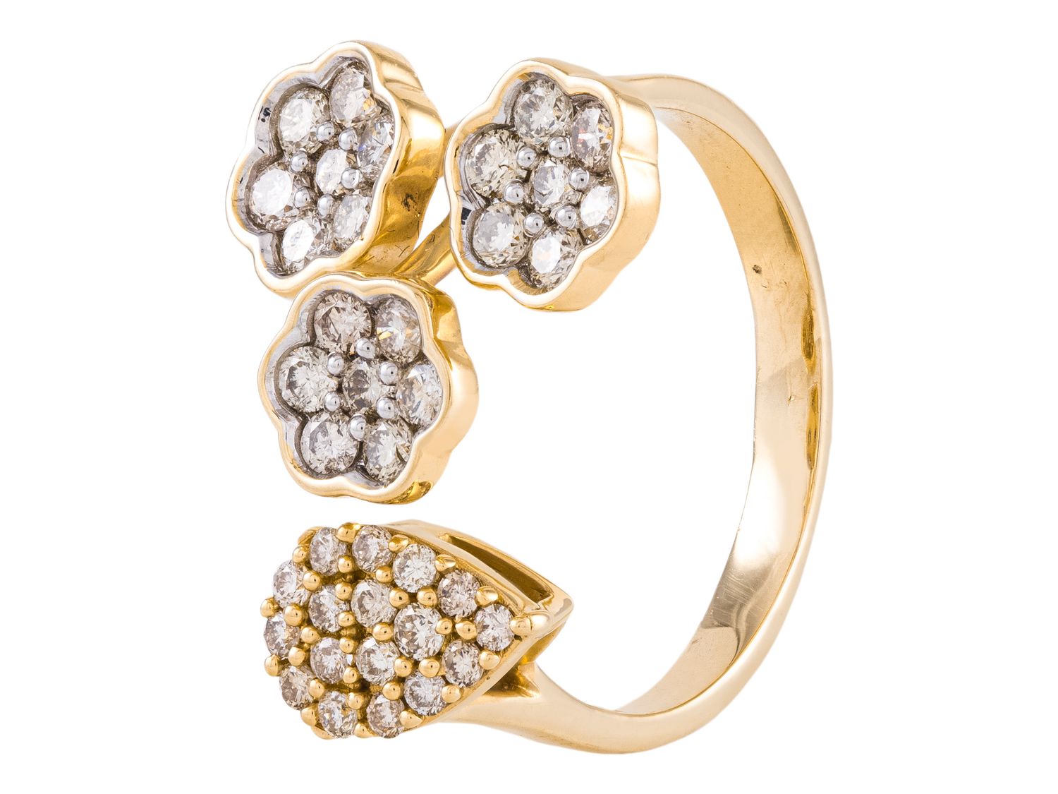 Diamond Band - 14 KT Yellow Gold