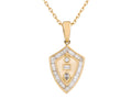 Diamond Necklace - 14 KT Yellow Gold