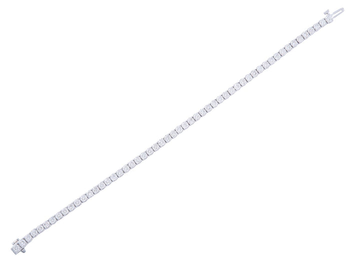 Diamond Bracelet - 14 KT White Gold
