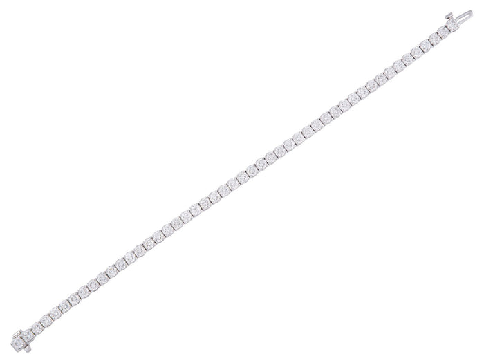 Diamond Bracelet - 14 KT White Gold