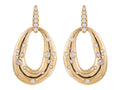 Diamond Earrings - 14 KT Yellow Gold