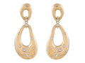 Diamond Earrings - 14 KT Yellow Gold